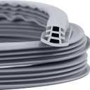 Flexible EPDM Rubber Strip (10 ft Long and 3/4 inch Wide) for Concrete Crack Repair and Replacement - Weather and Aging Resistant Expansion Joint Filler for Driveways and Sidewalks