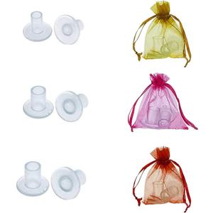 3 x FARCURN Clear High Heel ProtectorsFARCURN 3 Size Soft Heel Covers for Walking on Grass and Uneven Floor(S/M/L) (3 Pair (Pack of 1))
