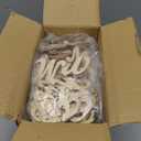3 Inch 284 Pieces Wooden Letters Unfinished Wood Letters for Crafts Cursive Alphabets with Extras