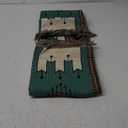 Homesy Boho Throw Blankets Southwestern Bed Throws Cover Reversible Green Aztec Southwest Blanket for Couch Chair Sofa Home Outdoor Beach Car Tent Travel Camping 51"x63"