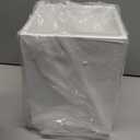 Matte White Square Small Trash Can, 2 Gallons / 7.5L Garbage Can, Waste Basket for Home, Bathrooms, Office, Under Desk, Bedroom, Laundry Room, Kitchen, Kids Room, and Dorm