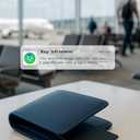 Wallet Tracker:2026 Tracker Card for iPhone & Apple Find My - Card Locator (2-Pack) for Keys, Wallet, & Bags, Long-Lasting Battery, Lost Mode & Alerts