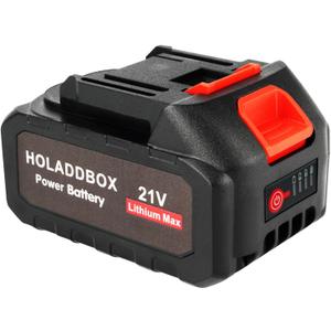 S7 21V Lithium Ion Battery - 4.0 Ah Rechargeable Battery with Led Indicator Compatible with Mini Electric Chain Saw 4 Inch/ 6 Inch, Leaf Blower