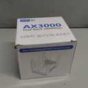 2025 AX3000 WiFi 6 Extender-Dual Band (2.4G/5.8G), WiFi Extender Signal Booster with Gigabit Ethernet Port, Access Point, No Required App, Long Range WiFi Booster, Faster Speed and Easy Setup (White)