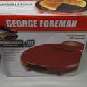 George Foreman Electric Quesadilla Maker, Red, GFQ001 10 Inch