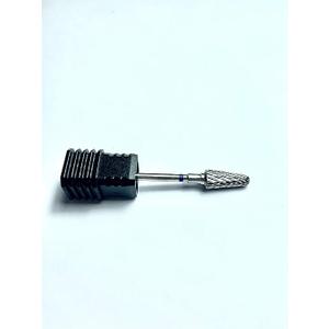 STALEKS PRO Expert Carbide Nail Drill Bit (Frustum, Blue, 6mm Head / 14mm WP) – Medium Hardness for Artificial Nail Correction & Skin Processing in Hardware Manicure/Pedicure