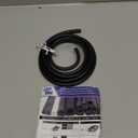 Rubber Edge Trim, U Channel Edge Trim with Metal Clips Edge Guard Protector, PVC Rubber Seal Strip for Sheet Metal, Car Doors, Hatches, Table Corners, Fit 3/64" to 1/4" (1.2mm-6.4mm), 10Ft, Black