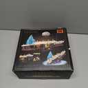 Titanic Building Blocks Set, 2288 Pieces Big Ship Block Model Set with Light Strip, Glacier, Ideal Gift for Adults