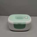 Momcozy New Baby Wipe Warmer, 100pcs Larger Capacity Wipe Dispenser, 10-Min Fast Heating with 4 Temperature Modes, Innovative Spring Design, Silicone & Top Seals,Quick Even Heating, 3-Level Nightlight (Green)