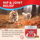Premium Glucosamine Chewable for Dogs - Hip & Joint Supplement Dog Chews with Chondroitin MSM Omega-3 Support Mobiltiy and Joint Pain Comfort Improve Flexibility, Beef Flavor 100 Soft Treats