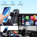 PZK Car Phone Mount for 2021-2024 Chevy Chevrolet Tahoe/Suburban/GMC Yukon/GMC Yuhon XL LT/Z71/RST/High Country Accessories 10.2-inch Screen Auto Lock Car Phone Holder Not Affect Vent