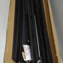 18 Inch Metal Twin XL Bed Frame No Box Spring Needed - Easy Assembly Heavy Duty Noise Free Narrow Bedframes - Single Black Basic Steel Slats Platform with Storage