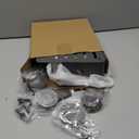 VOLPONE Corner Shower Caddy Suction Cup Shower Shelf Corner No Drilling Bathroom Shower Organizer Storage Rack Adhesive with Towel Bar Hooks (2-Pack, Matte Gray)