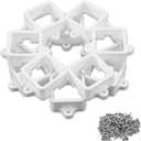 Light Clips for Govee Outdoor Lights H805, Mounting Brackets for Govee (Non-Pro Version H705) Outdoor LED Lights, Install Firmly, Replace 3M Glue, for Govee Permanent Outdoor (108, Light Clips)