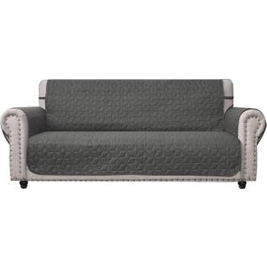 Ameritex Couch Sofa Slipcover 100% Waterproof Nonslip Quilted Furniture Protector Slipcover for Dogs, Children, Pets Sofa Slipcover Machine Washable (Dark Grey, 68'')