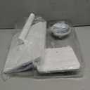 FUNTOUCH Rechargeable Makeup Vanity Mirror with Lights, Large Lighted Desk Makeup Mirror with 96 LED Lights and 10x Magnifying Mirror, 3 Color Lighting, Light up Make up Mirror with Phone Holder (11"lx7.8"w-white-l)