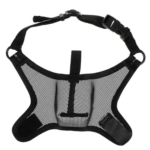 Happyyami Mesh Dog Muzzle Soft Breathable Adjustable Straps Prevent Biting for Dogs Size XL Happyyami Mesh Dog Muzzle Soft Breathable Adjustable Straps Prevent Biting for Dogs Size XL