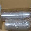 AOZITA 50 Sets, 9 oz Clear Plastic Cups with Dome Lids (No Hole) - Disposable Cups for Ice Cream,Cake,Fruit,Parfait, Dessert, Pudding and Jello Shot