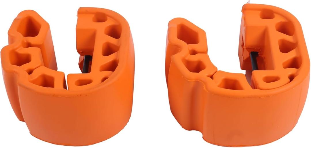 2PCS Snap in Bumpers/Fenders Compatible with Sea-Doo Upgrade Tear Resistant Material Jet ski Bumpers 295100418 295100729 (Orange)