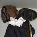 Kids Explorer Navigator Costume Set Boys Colonial Historical Role Play Outfit for Halloween Dress-Up L