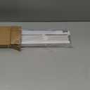 LazBlinds No Tools No Drill 1" Vinyl Mini Blinds, Cordless Blinds for Windows, Light Filtering Horizontal Window Blinds & Shades, 35" W x 64" H, White