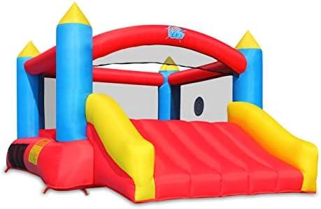 Amazon.com: ACTION AIR [Updated Version] Bounce House, Inflatable Bouncer with Air Blower, Jumping Castle with Slide, Family Backyard Bouncy Castle, Durable Sewn with Extra Thick Material, Idea for Kids (C-9745) : Toys & Games