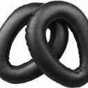 INF Replacement Earpads Cushions for Sennheiser PXC550 PXC480 MB660 Headphones, 1 Pair Ear Pads with Soft Memory Foam with Premium Protein Leather, Noise Isolating Earpads(Black)