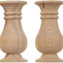 CAROLINA LEG CO. Balustrade Coffee Table Legs - Pine Furniture Legs - Set of 4 - Dimensions: 5" x 10"