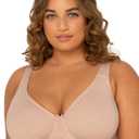 Fruit of the Loom Women's Plus-Size Cotton Unlined Underwire Bra (46DD, Sand)