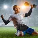 2 Set Winter Football Hand Warmer Pouch Football Warming Pouch Cold Weather Compression Breathable Arm Sleeves for Outdoor Sports Gifts Accessories