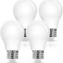 EvaStary A15 LED Ceiling Fan Light Bulbs 40W Equivalent, A15 LED Light Bulb 5000K Daylight White, E26 Small Light Bulb for Refrigerator, Ceiling Fan, Appliance Bulb, Bedroom, Non-Dimmable, 4 Pack