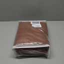 KEQIAOSUOCAI 90 Inch Rust Terracotta Blackout Curtains Linen for Bedroom 2 Panels Set Fall Decor Back Tab Pocket Hook Belt Brick Rust Boho 70s Curtains for French Door Living Room W50 x L90