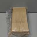 BagDream Bakery Bags with Window 100pcs 4.5x2.36x9.6 Inches Window Tin Tie Tab Lock Kraft Brown Paper Bags for Coffee Bean, Cookies, Treat, Snack