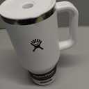 Hydro Flask 32 Oz Travel Tumbler with Handle, Lid and Straw - Insulated Stainless Steel in 32 Oz White