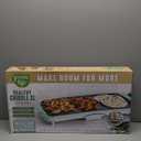 GreenLife 20 Extra Large Electric Griddle, Non-Toxic PFAS & PFOA-Free Ceramic Nonstick, Temperature Control, Quick Even Heating, Removable Drip Tray, Pancakes, Eggs, Sausage, Easy Clean, Turquoise