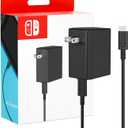 Charger for Nintendo Switch, 45W AC Adapter Fast Charging with 5ft Detachable USB C Cable, Compatible with Switch/OLED/Lite, Steam Deck, Support TV Mode, Original Quality