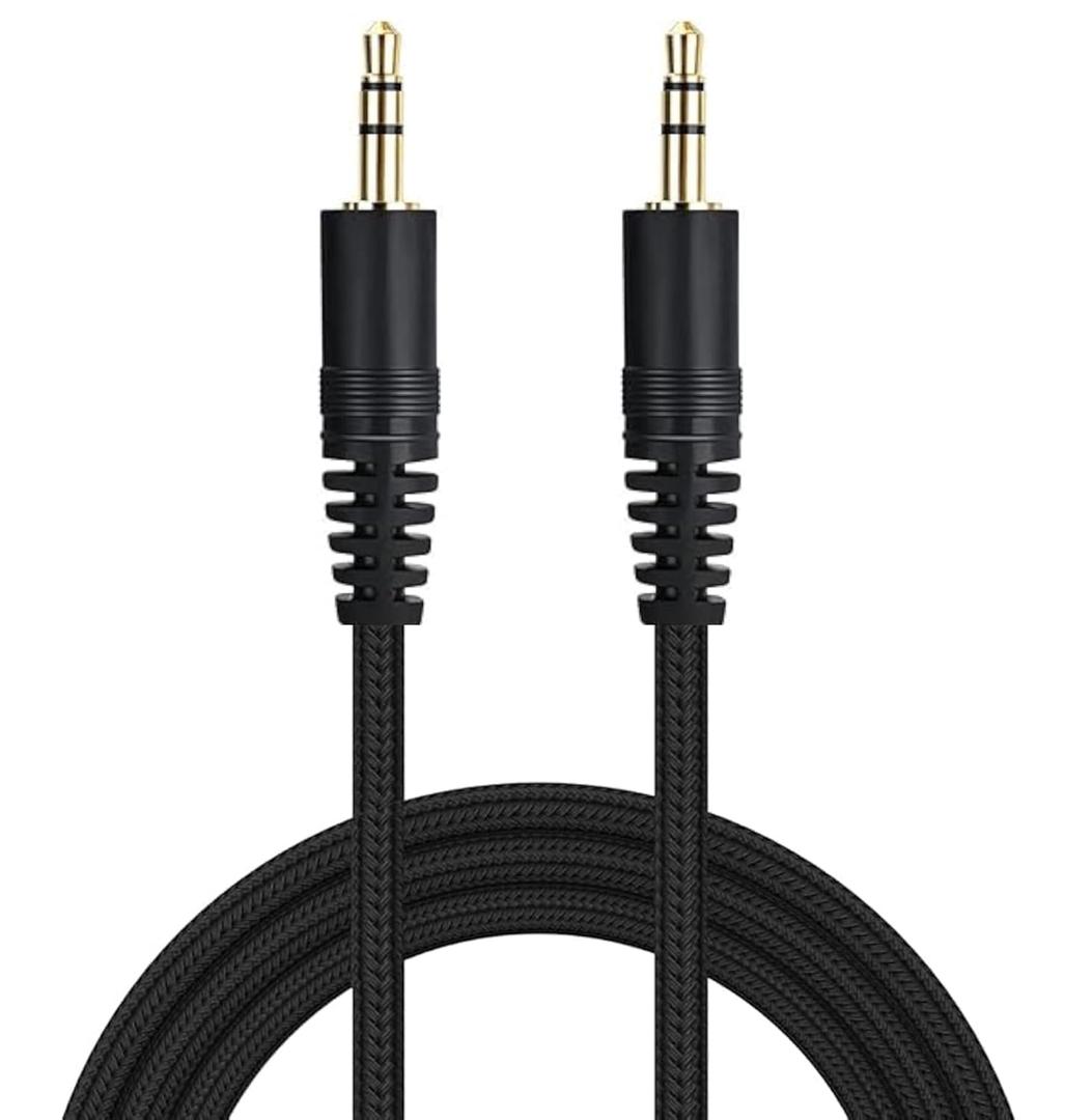 12FT Long 3.5mm TRS Camera to Microphone Mic Cable for Canon, Nikon, Sony Etc, Compatible with Rode VideoMicro, Wireless GO II, DJI Mic, Hollyland, Movo, GoPro Pro, Boya, Movo, TAKSTAR, SAIREN, Comica