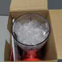 Mueller Smoothie Blender for Smoothies - Personal Blender for Shakes, Frozen Drinks, Baby Food & More, 15oz Travel Cup and Lid, Durable Stainless Steel Blades for Powerful Blending Performance, Red