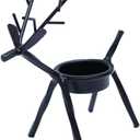 Set of 2 Reindeer Tealight Candle Holders, Christmas Decoration for Home, Metal Reindeer Candle Holder Stand for Dining Table (2pcs)