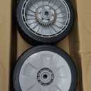 4 Pack Lawn Mower Wheels, HRR216K9VKAA Wheels, Fit for Honda HRR216 HR215 HRT216 HRB215 HRR2168vka etc 21 Inch Lawn Mower,2 Rear Wheels 42710-VE2-M02ZE, 2 Front Wheels 44710-VL0-L02ZB