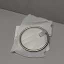 STWWO Brushed Nickel Towel Ring, Hand Towel Holder for Bathroom, Self Adhesive Hand Towel Rings for Bath, Kitchen, RV, No Drill Hole