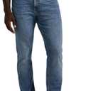 Perry Ellis Men's Indigo Slim Fit 5-Pocket Denim Pants (Blue, L)