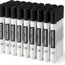 Amazon Basics Low-Odor Dry Erase Whiteboard Markers, Chisel Tip, Quick-Dry, Black, 36-Pack