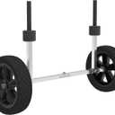 GanFindX Kayak Cart Canoe Trolley Carrier Kayak Accessories Transport Dolly with Solid Foam Wheels Detachable Frame Upright and Crossbar Terrain
