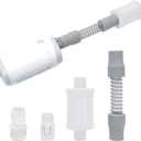 Cpap Muffler for AirMini with Cpap Hose Adapter, Noise-Absorbing Sponge, Quiet Sleep in Travel, No Air Leakage - Adapter Fits for Universal Standard 22mm Diameter Tubing