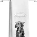 Funny Cat Hand Dish Towels for Bathroom Decor, Cat Lover Gifts for Women, 16x24 Inch