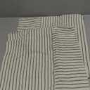 MIULEE Olive Green and Beige Patchwork Farmhouse Pillow Covers 16x16 Inch, Pack of 2 Striped Linen Spring Decorative Modern Accent Pillow Cases for Sofa Couch Bedroom