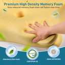 Cervical Pillow for Neck Pain Relief - Ergonomic Neck Pillow for Sleeping Contour Memory Foam Pillows for Neck Support, Orthopedic Bed Pillow for Side Back Stomach Sleepers