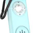 TECKNET Rechargeable Personal Safety Alarm for Women, 130dB Self Defense Keychain Alarm with SOS Strobe Light, Low Battery Notice, Personal Alarm Loud Siren Safety Keychain for Girls Kids Elderly (Blue)