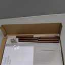 Cabinet Organizer Shelf(Set of 2),Kitchen Counter Shelves,Bamboo Spice Rack Countertop and Cabinet,Stackable Expandable,Large(Brown) (15.8"W)